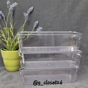 3 Stackable Organizer Bins